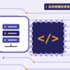 応用情報技術者試験を表す絵を、分野の色と模様の上に置いたイラスト